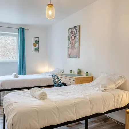 L'amiral - 6 Pers-parking Gratuit- Fibre-spacieux Appartement *